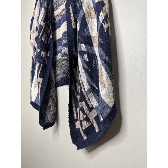 Democracy Women’s Open Cardigan Sleeveless Sweater Vest Pockets Medium Open Knit - Picture 2 of 16